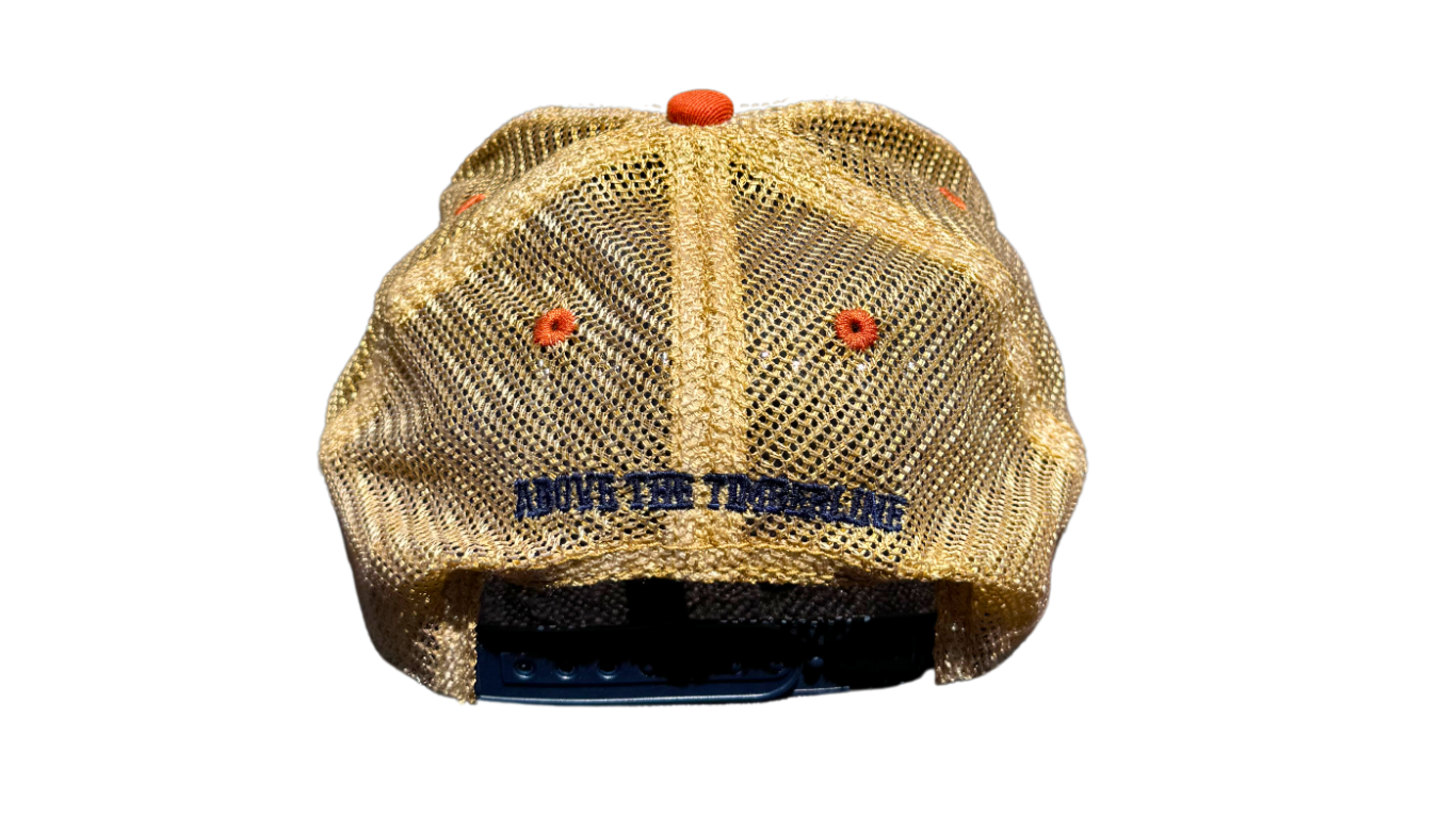 Orange & Blue Faded Hat