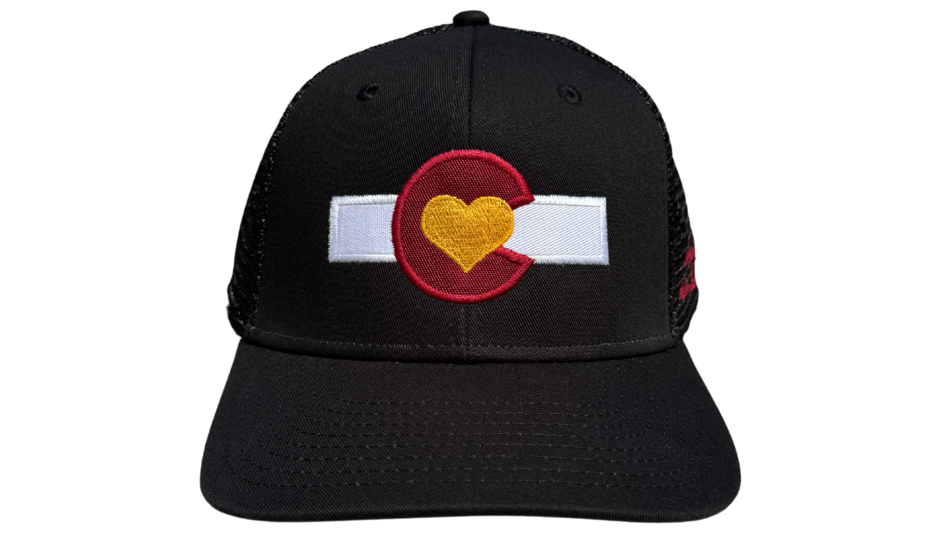 Black & Black Hat with Red Hat