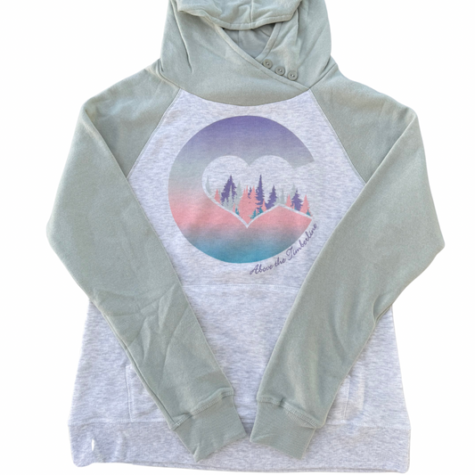 Sage / Oatmeal Women's Hoodie